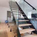 Garde-Corps en verre - Standoff et spigot - Vitrerie BV - 1