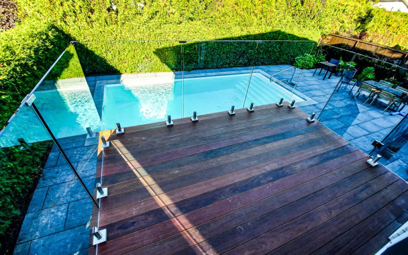 Cloture de piscine en verre - Balcon - Vitrerie BV